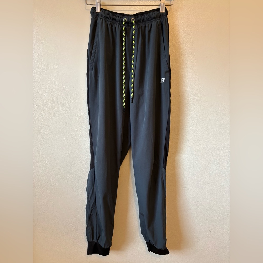 Grey Drawstring Athletic Men's Pants